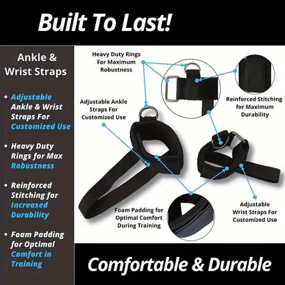 150Lb Heavy Boxing Resistance Belt Set, Suitable for Family Boxing/Tiaokundo Training, Boxing Strength Training Equipment